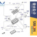 mobis head cylinder for diesel engine d6ea 2006-15 mobis head cylinder for diesel engine d6ea 2006-15
