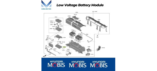 mobis battery module low voltage hev kia hyundai 2020-26