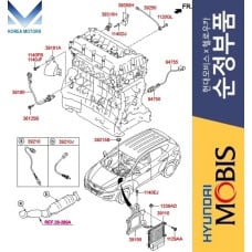 MOBIS ECU SET ENGINE G4KD HYUNDAI TUCSON IX35 2009-13