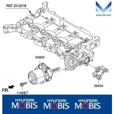 MOTOR ADAPTER ASSY-CVVL G4NM HYUNDAI KIA 2019-24