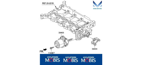 motor adapter assy-cvvl g4nm hyundai kia 2019-24