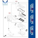 mobis gasket assy engine g4nm for hyundai kia 2019-23