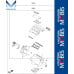 mobis gasket engine g6dp t-gdi for hyundai kia 2016-20