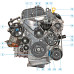 new engine gasoline g4fc complete kia hyundai 2007-16