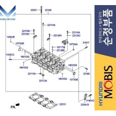 MOBIS HEAD CYLINDER ENGINE D4FA D4FB KIA HYUNDAI 2010-20