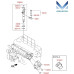new injector fuel u2 engines d4fd hyundai kia 2012-20