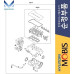 mobis gasket assy engine g4fc hyundai kia 2007-15