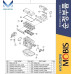 mobis gasket engine g4he for hyundai kia 2004-11