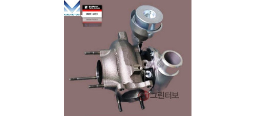 mobis turbocharger 282004x910 engine diesel kia 2007-10