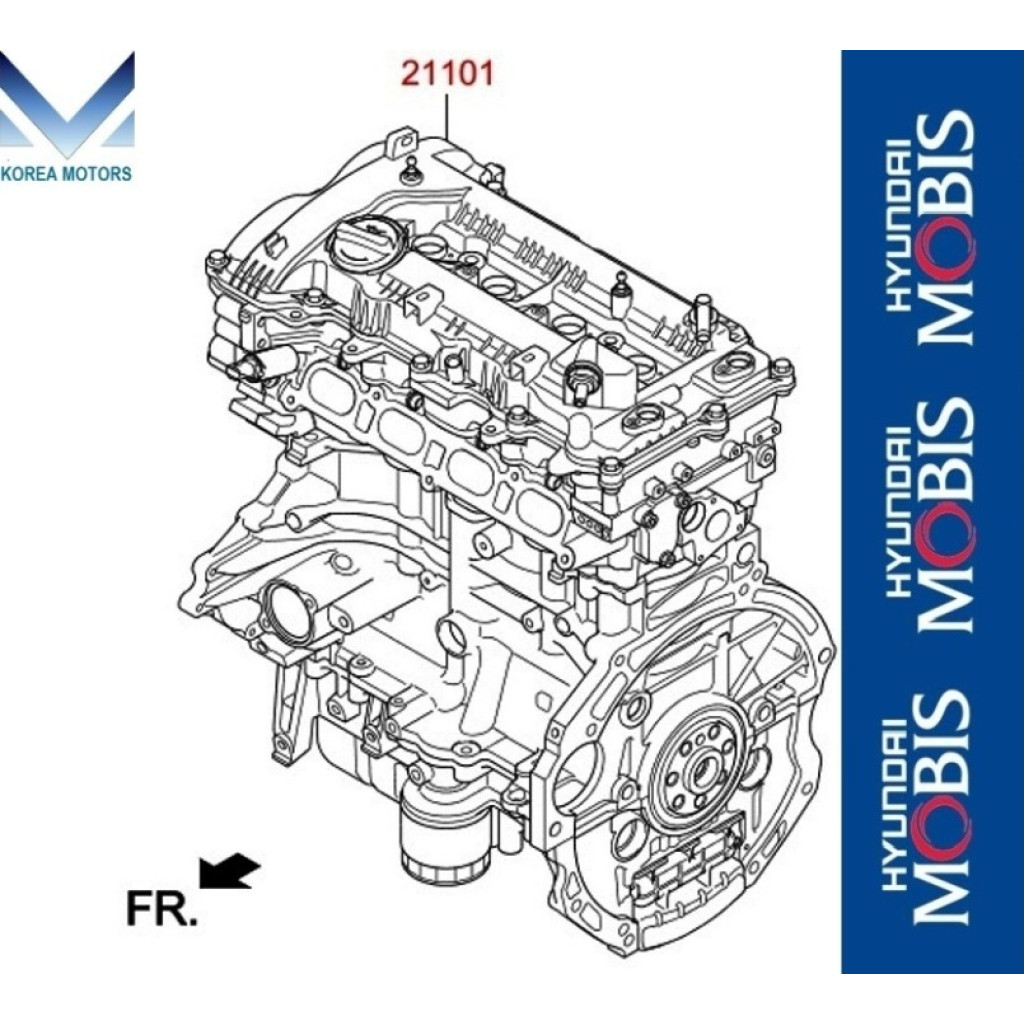 MOBIS ENGINE LPI L4NB EURO-6 FOR HYUNDAI KIA 2019-23