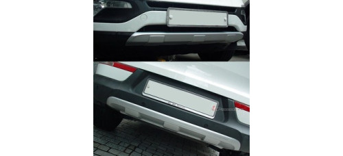 mobis front and rear bamper skids kia sportage r 2010-12