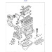 mobis engine gasoline g4cp complete for hyndai kia 1996-06