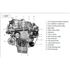 new engine diesel d27dt ssangyong rexton kyron 2009-11