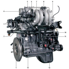 NEW ENGINE GASOLINE G4EA COMPLETE HUNDAI KIA 1995-05