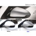 TUIX SIDE MIRROR COVERS KIT HYUNDAI IONIQ HYBRID 2016-17