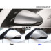 tuix side mirror covers kit hyundai ioniq hybrid 2016-17
