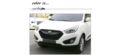 d8 style front grill for radiator hyundai ix35 2009-12