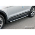 mobis side running board steps for hyundai santa fe 2012-15