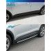 mobis side running board steps for hyundai santa fe 2012-15