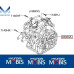mobis коробка автомат a4cf1 4-speed для hyundai kia 2012-20