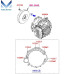 mobis коробка автомат 6-ст 2wd 4wd для hyundai ix55 2006-15