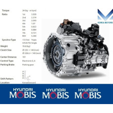 MOBIS КОРОБКА АВТОМАТ 7-СТ D7UF1 ДЛЯ HYUNDAI KIA 2015-24