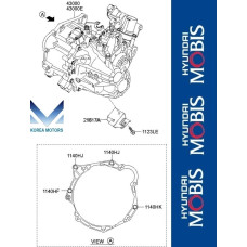 MOBIS КОРОБКА АВТОМАТ D6GF1 DCT-6 G4FD ДЛЯ HYUNDAI KIA 2011-18