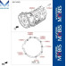 mobis коробка автомат a8tr1 at-8 2wd 4wd kia stinger 2017-24