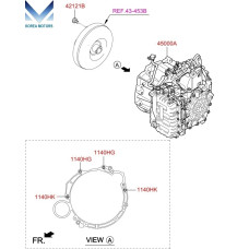 MOBIS КОРОБКА АВТОМАТ 6-СТ 2WD 4WD ДЛЯ HYUNDAI SANTA FE 2018-22