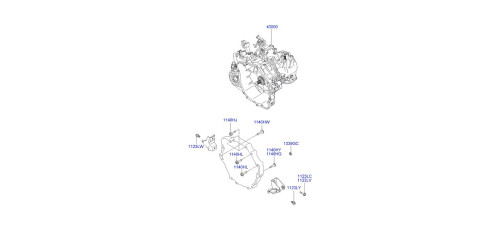 mobis корокбка мкпп 5-ст 2wd для hyundai santa fe 1999-05