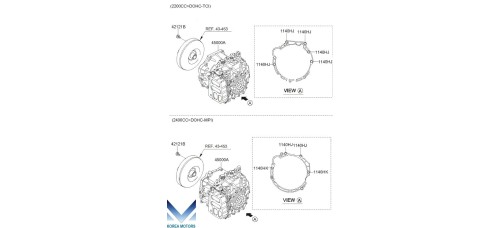 NEW TRANSMISSION AT-6 2WD 4WD SET KIA SORENTO R 2009-12