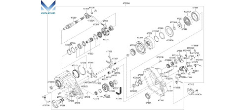 new transfer ata 4wd set for kia sorento 2002-10