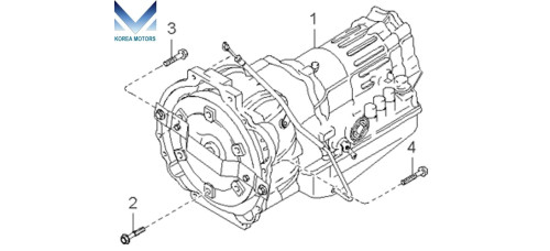 new transmission assy-ata 4wd kia sorento 2002–06
