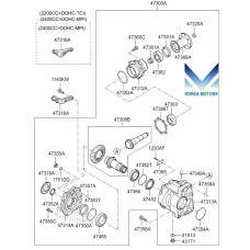 NEW TRANSFER ASSY-ATA 4WD SET KIA SORENTO 2009 –12