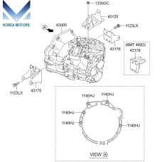 NEW TRANSMISSION ASSY-MT 4WD FOR KIA SORENTO 2009–12