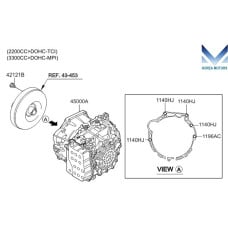 new transmission at-6 4wd set kia sorento r 2014-17