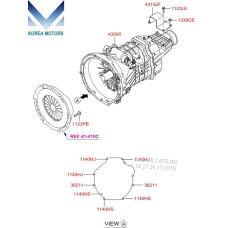 MOBIS КОРОБКА МКПП 5-СТ 2WD 4WD HYUNDAI STAREX H-1 2001-07