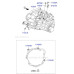 mobis transmission 6mt 2wd for hyundai kia 2010-14