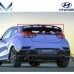 mobis rear aero spoiler kit hyundai veloster js 2018-21