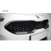 tuon carbon front grille molding kia stinger 2017-20