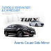 tuix side mirror set hyundai elantra coupe 2013-15