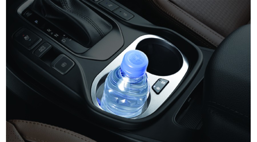 cooling cup holder in car