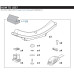 tuix kayak outdoor carrier kit hyundai santa fe 2012-16