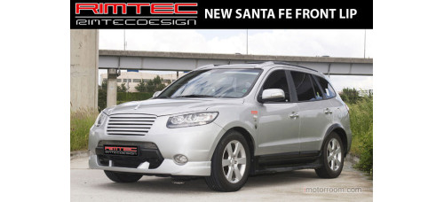 morris front lip aeroparts for hyundai santa fe cm