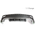 tuix rear bumper body kit for hyundai santa fe dm 2012-16
