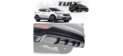 tuix rear bumper body kit for hyundai santa fe dm 2012-16