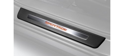 tuon red led doorstep for kia sportage r 2010-15
