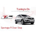 tuon red led doorstep for kia sportage r 2010-15