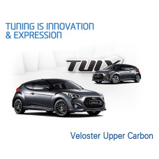 TUIX HYUNDAI UPPER CARBONMOLDING KIT VELOCTER 2011-14